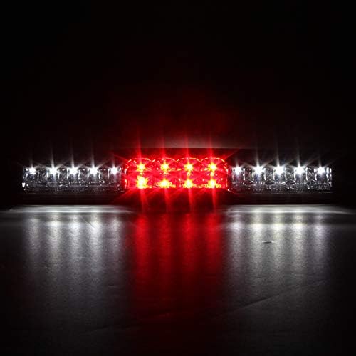 AKKON - For 1999-2002 Chevy Silverado Sierra GMC Truck Red Smoked LED Tail Lights+ Red LED 3rd Dual Brake Lamps