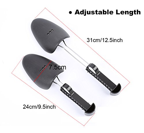Echodone 5 Pairs Practical Adjustable Length Men Shoe Tree Shoe Stretcher Boot Holder Shaper Support #TOP2