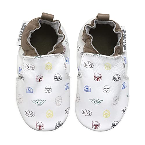 Robeez Star Wars Soft Soles Slip-Resistant Crib Shoes Slippers - Light & Dark - 6-12 Months #TOP6
