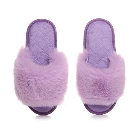AJVANI Fluffy Indoor Slippers for Women Cover