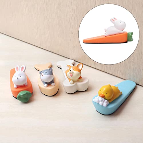 Tope de puerta PVC protector inclinado antideslizante cuña resistente para hogar 6