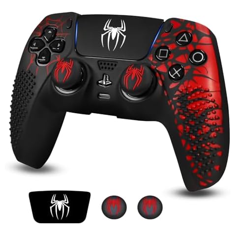 JORREP Anti-Slip Silicone Cover for PS5 Controller Cover
