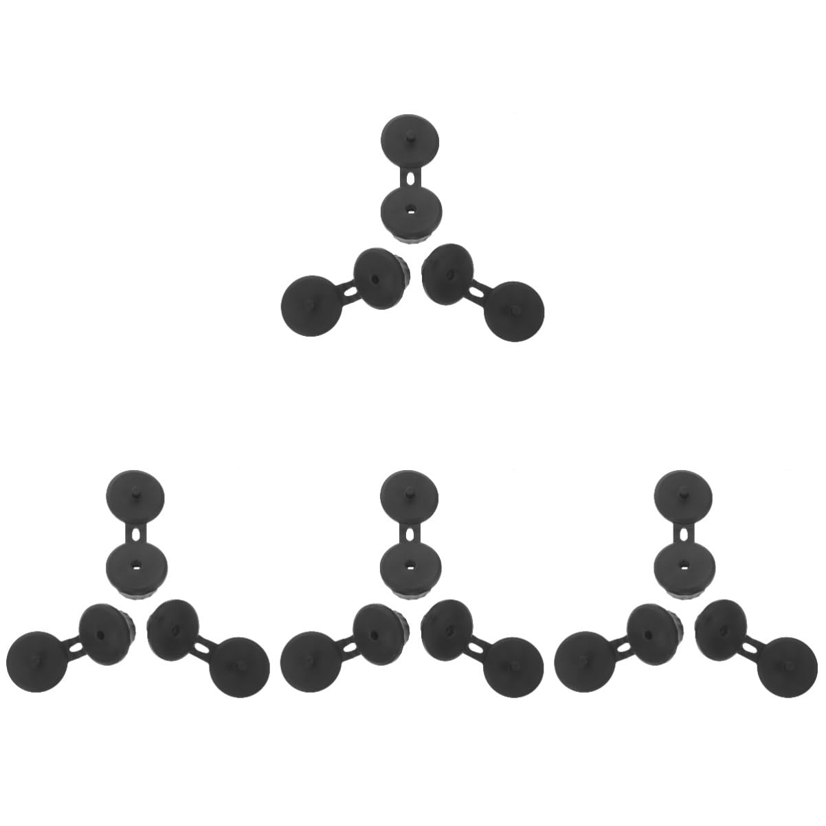 FRCOLOR 12pcs Leak Bottle Caps for Shampoo Shower Gel Dispenser Jar Lids for Bathroom Kitchen Compatible Bottles for Travel Prevents Spills