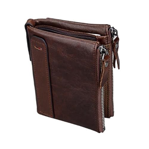 Portefeuille cuir vachette anti-RFID de haute qualité pour homme