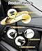 Waaqkid 3PCS Mini Car Cymbal Air Vent, Crash Drums Symbol for All Types of Vehicles (Gold)
