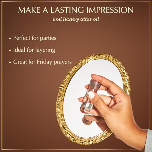 Image of Dukhni Misk Rijali Attar | Soft Silky White Musk | Authentic Arabic Fragrance Oil | 100% Pure, Alcohol-Free, Halal | 1 bottle x 6ml