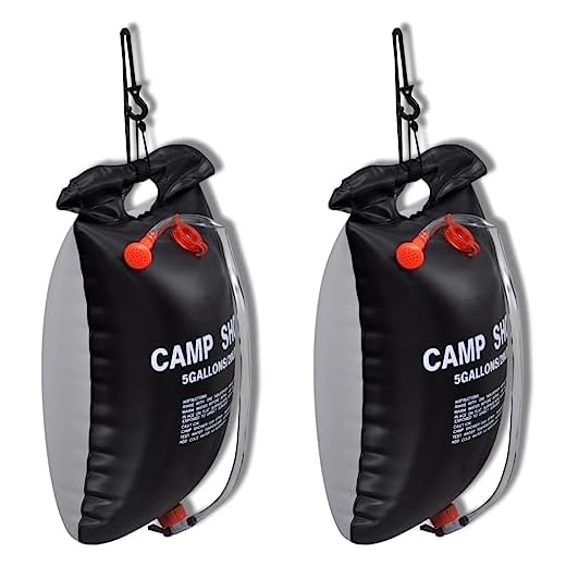 Ducha Solar De 2 Unidades De 20 Litros