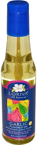 Loriva Garlic Flavored Oil, 8 Ounce - 6 per case.