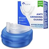 Kaitse Anti Grinding Guard: Mouth Guard for Grinding Teeth at Night for Sleeping -Personalized Fit Night Guards - Food-Grade Eva Foam (Sky Transparent)