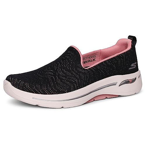 Skechers Skechers-Womens-GO Walk Arch FIT - O-Walking Shoes, Black, 6 UK (9 US)