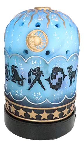 Difusor aromático eléctrico con signos zodiacales y luces LED miniatura 2