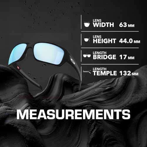Image of Oakley TURBINE OO9263 Rectangle Shape Sunglasses With Official Eyewear Kit | Men's Sunglasses