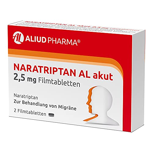 Migräne Tabletten Naratriptan AL akut 2,5 mg von Aliud Pharma