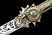 LONGSWORD Handmade Dadao Cow-Tail Sword with Forged High Carbon Steel Blade-PU Scabbard and Alloy Fittings-Perfect for Martial Arts Practice