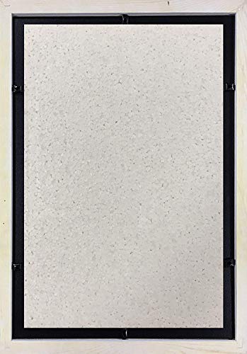 Studio 500 4 Value Pack Of 12 By 18-Inch Real Solid Pine Wood Photo Frames, Tempered Glass, With Acid Free Off-White Core Mat Board For 11X17 Photos, Comes In 2 Colors: (Black) #TOP4