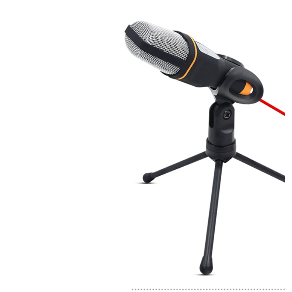 Microphone pour ordinateur portable blanc et or idéal pour le streaming