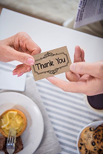Thank-You-Business-Cards-with-Kraft-Color-Printed-Background-on-uncoated-Matte-Finish-for-a-Natural-Look-and-Feel-Box-of-100