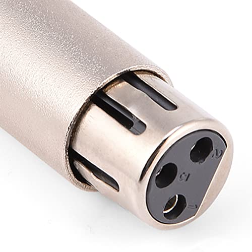 Adaptador XLR Macho a Hembra 3 Pines x2 miniatura 7