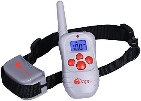 RopriPet Active Collar Dog Training Collar with Remote. Water Resistant, 330 Yard (990ft) Range
