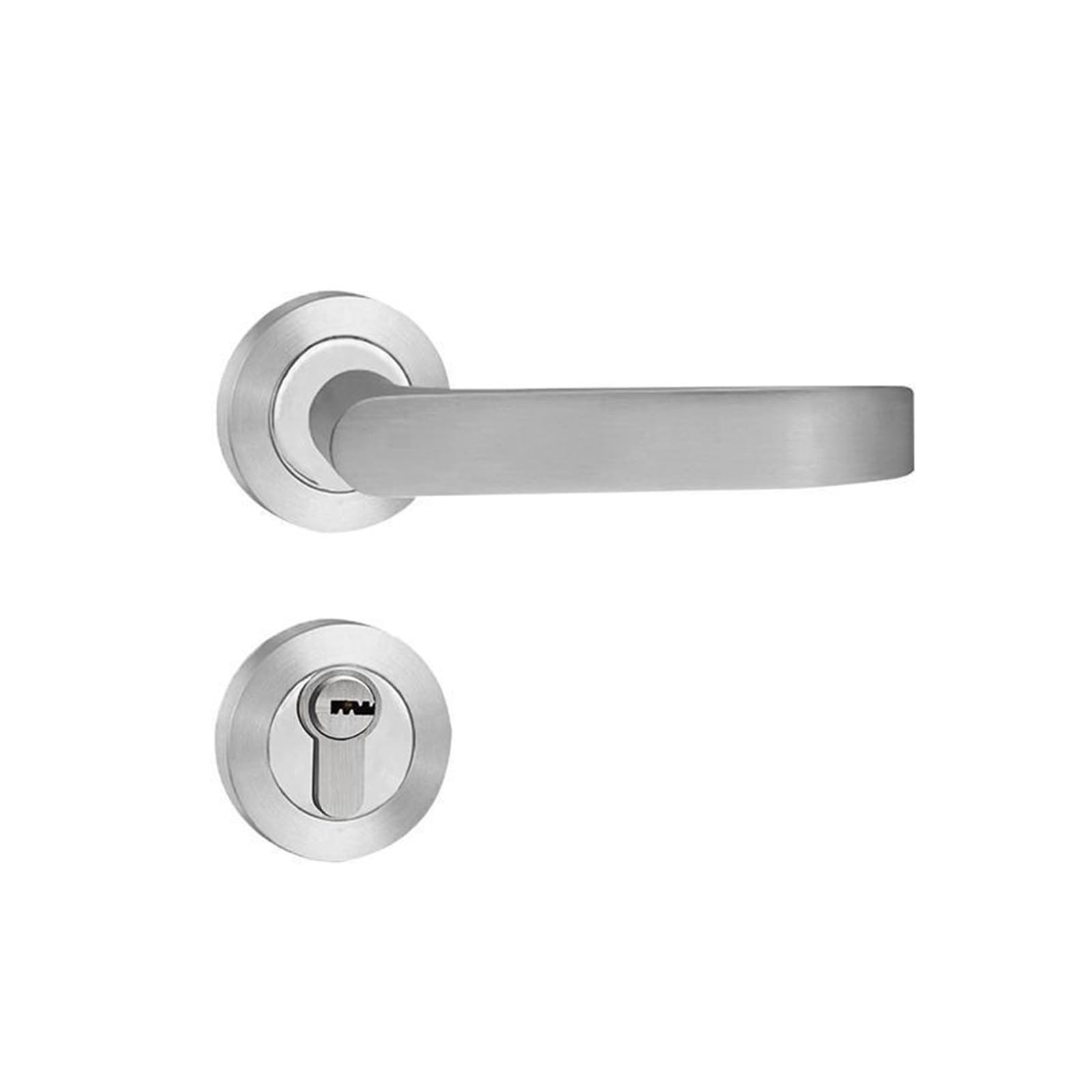 Vlalamno One Color Stainless Steel Split Lock Lever Handle Office 304 Square Cover