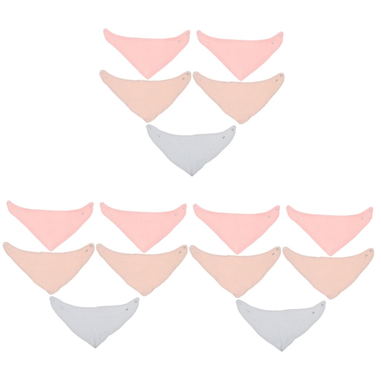 ibasenice 3er-sets Schmutzabweisende Baby-lätzchen Bandana-lätzchen Aus Baumwollgarn Für Neugeborene 3er-pack Für Einfache Pflege 5 Stück * 3
