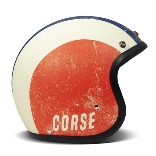 Casco retro DMD Jet Retro Escuadra Racing acabado premium en fibra de vidrio