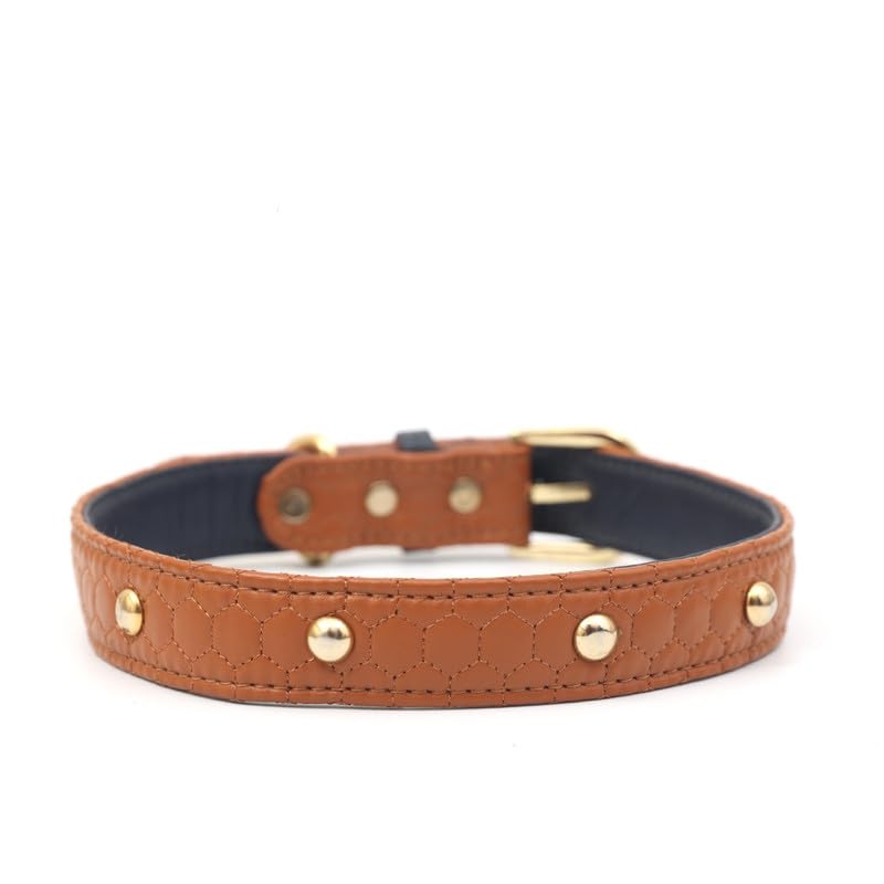 Pampaw Leather The Tyke Collars for Dogs, Cats & Puppies - Soft Durable & Strong (10-15 Inch_Brown) (B0CT2PY7R6) Amazon Price History, Amazon Price Tracker