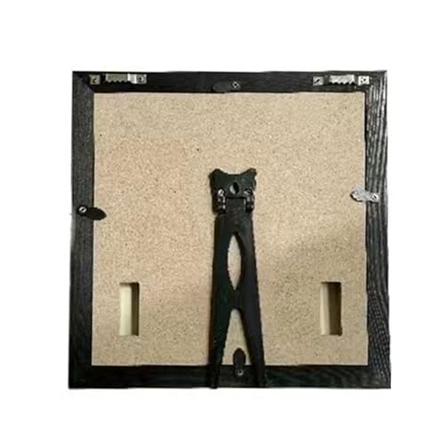 Dasbsug Marco de fotos de madera para mascotas con clip para el collar para apreciar la memoria de perros y gatos, 22,7 x 22,8 cm, imagen conmemorativa de perros y gatos