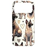 Beautiful Mal Dogs パターン ベルギー マリノア 犬 スマホケース iPhone 17 Pro Max 用