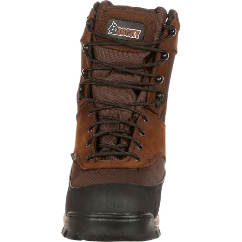 ROCKY Core Waterproof 800G Insulated Outdoor Boot, Dark Brown, Size 8(WI)3