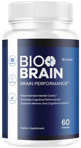 Bio Brain Capsules - Official BioBrain Supplement Pills Daily Support Brain & Memory Focus All Natural Advanced Premium Formula for Overall Health & Wellness, 60 Capsules for 1 Month