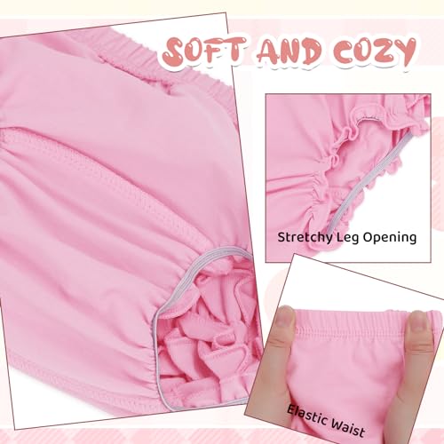 image for Durio Baby Bloomers for Toddler Girls Ruffle Diaper Covers for Girls C