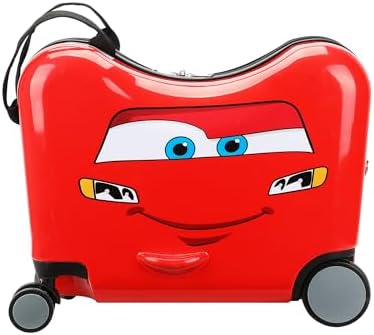 Disney's Cars Lightning McQueen Ride-On 18" Suitcase For Kids & T...