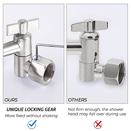G-Promise All Metal 10 Inches Rainfall Shower Head with Handheld Combo - image 7