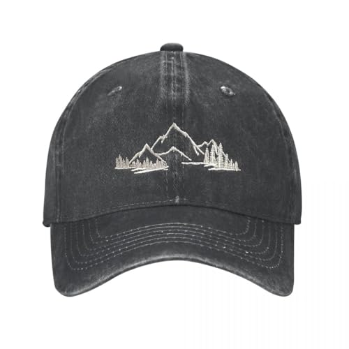 UFO Alien - Gorra de béisbol bordada, ajustable, para hombre, mujer, sombrero de sol, Vida en la montaña, talla única
