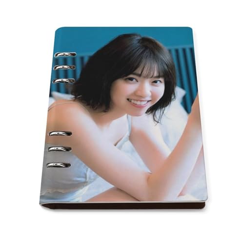 for 西野七瀬 (14) ノート A5 バインダーノート おしゃれ かわいい ハードカバー PUレザーのデザインは防水性と耐摩耗性があります 文房具 オリジナルデザイン(888 )