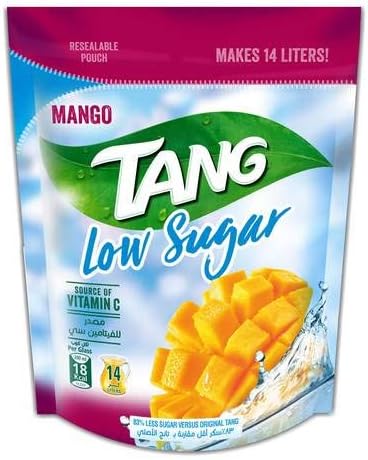 Tang Mango Low Sugar Drink Mix, Pink & Blue, 350 g, Medium (21464201019)