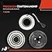 A-Premium A/C Compressor Clutch Kit Compatible with Nissan Frontier 2005-2015, 2.5L 4.0L, Xterra 2005-2014, 4.0L & Suzuki Equator 2009-2012, 4.0L, with 7-Groove Pulley