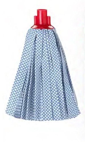 Fregona Mocho Tiras Sintéticas Cruces Super Larga 28 cm y 180 Gramos. Caja 24 Ud