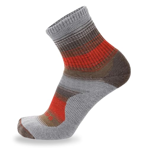 Image of GRIP6 Wool Micro-Crew Socks: Lightweight Wool Socks for Hiking, All Day Comfort - Wicking Crew Socks for Men and Women