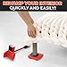 Heavy Furniture Movers with Wheels – Heavy Furniture Mover Tool Set 220 Lbs Capacity, 11.9