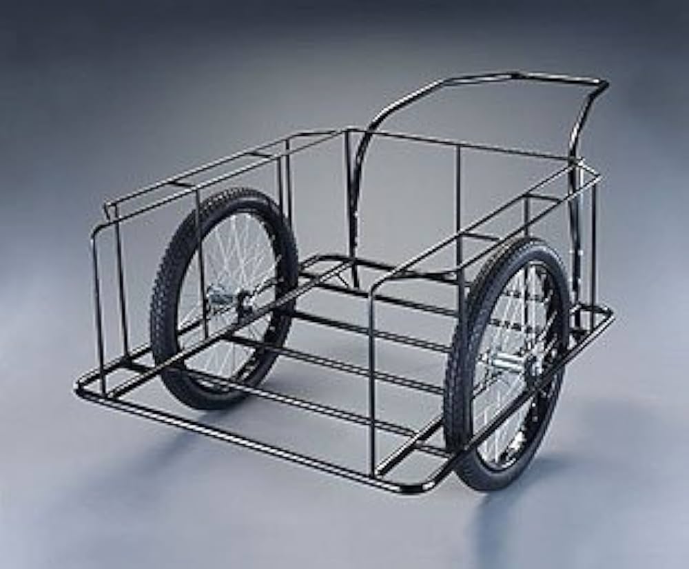 Amazon | 1140x2050x750mm/300kg リヤカー(スチール製) EA520AH