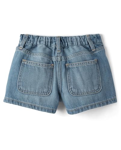 Image of The Children's Place Girls Denim Shortie Shorts