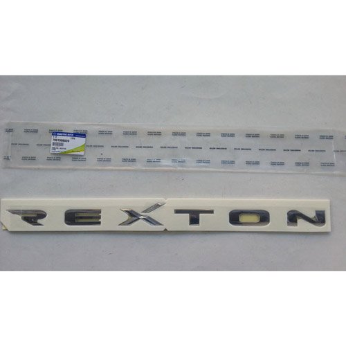 Rear Trunk Chrome Garnish REXTON logo Emblem 1-pc Set For 2006 2007 2008 2009 2010 2011 2012 Rexton