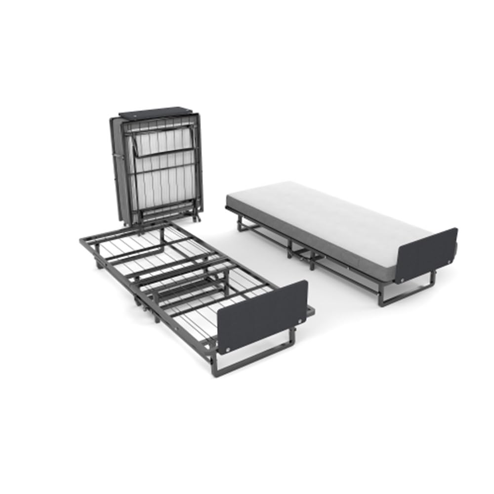 ベッドフレーム Single bed with Hard mattress Amazon.com: Giantex Twin Bed Frames with Storage Headboard