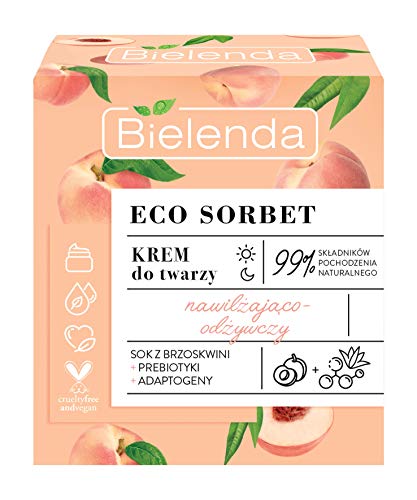 Bielenda - Eco Sorbet - Moisturizing & Nourishing Face Cream - Moisturizing And Nourishing Face Cream - Peach - 50 Ml