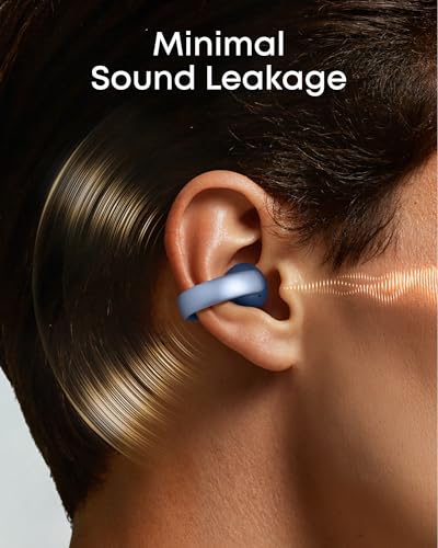 Image of Soundcore AeroClip by Anker, Open-Ear Earbuds, Clip-On Headphones, Adaptive Comfort, Clear Calls with 4 Mics and AI, Stable Fit, 12mm Drivers for Powerful Bass, Hi-Res, Open-Ring Design
