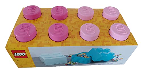 2 pezzi LEGO Box rosa - impilabile - scatola