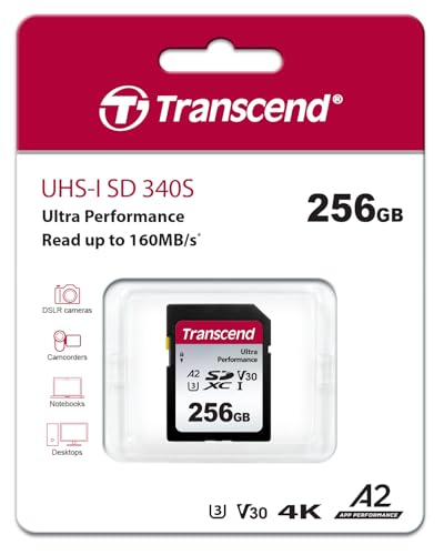 トランセンドジャパン Transcend SDXCカード 256GB UHS-I U3 V30 A2 TS256GSDC340S の商品画像 1