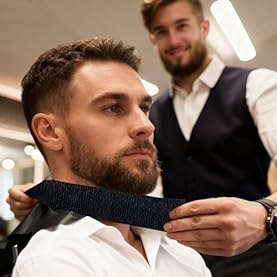 Alternative view of Neck Strips Barber Accessories Professional, Barber Supplies 5 Rolls & 500 Strips, Disposable Barber Neck Strip, Barber Neck Tape for Hair Cutting, Barber Shop Stuff, Black